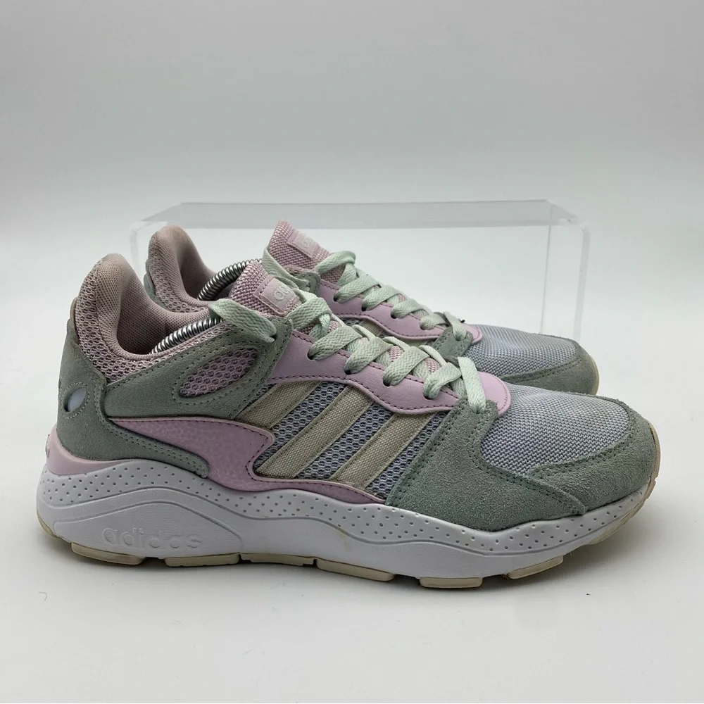 Adidas Chaos Aero Women Size 8 Shoes Pink Sneakers Running Walking Trainer
